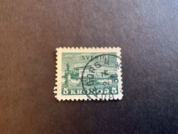 Stockholm slott I facit 233 a stämplat märke