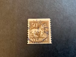 Stående lejon facit 148 med lödskarvslinje