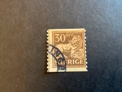 Stående lejon facit 148 A med lödskarvslinje+plåtsår