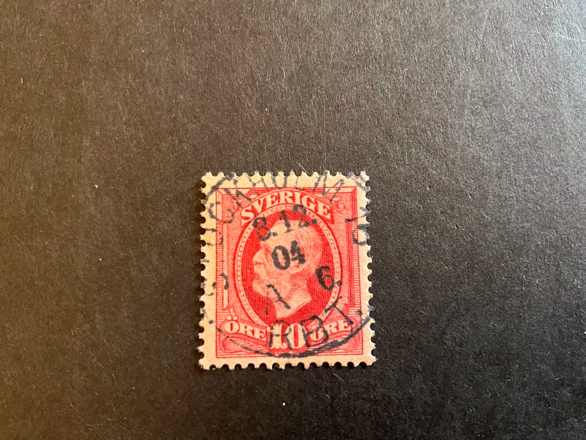 Oscar II facit 54 praktstämplat STOCKHOLM 16 RBT