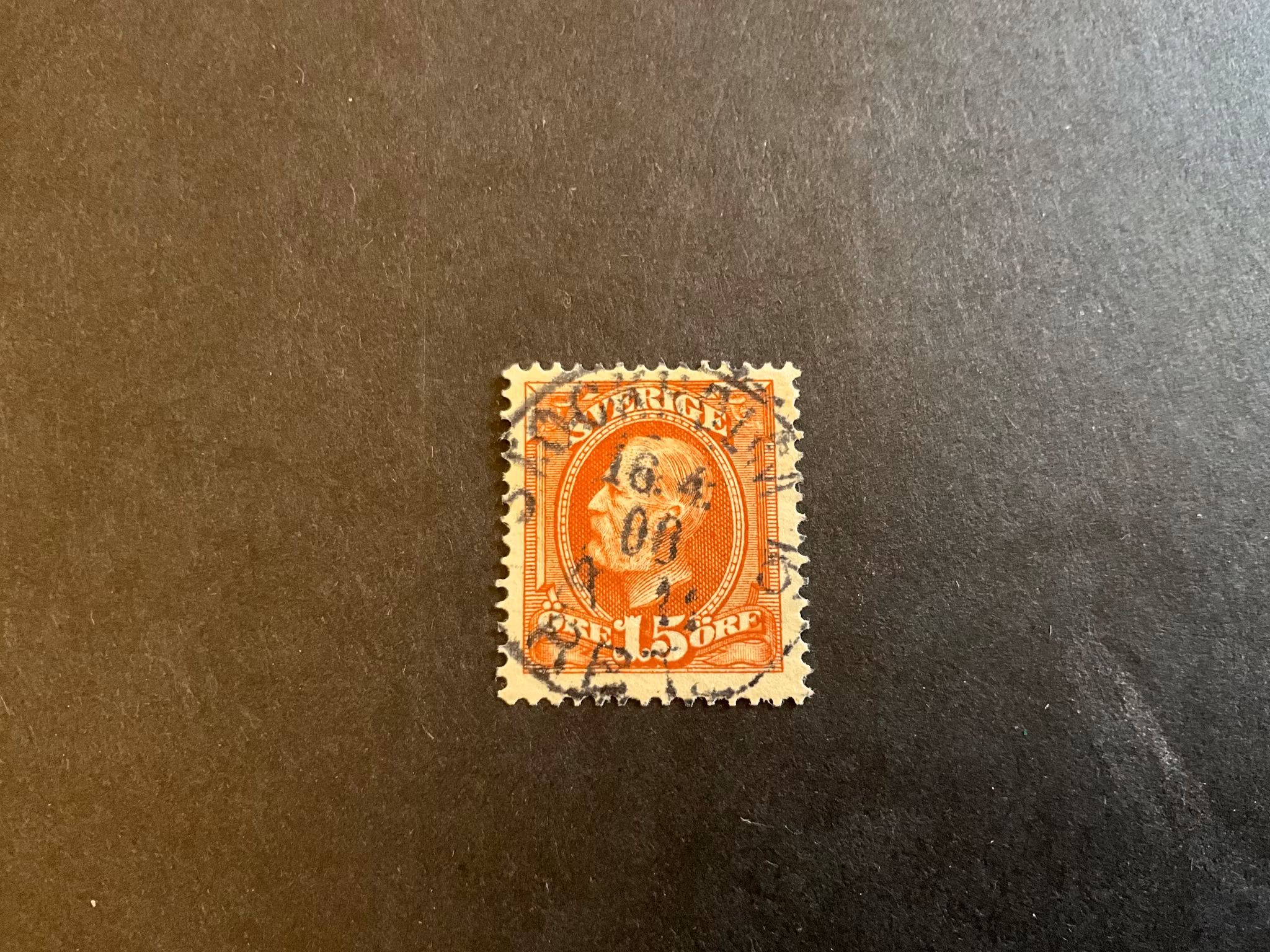 Oscar II facit 55 praktstämplat STOCKHOLM 16 RBT