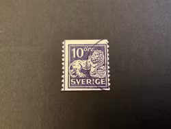 Stående lejon facit 146 A med lödskarvslinje