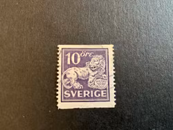 Stående lejon facit 145 E Tandning 13 stämplat märke