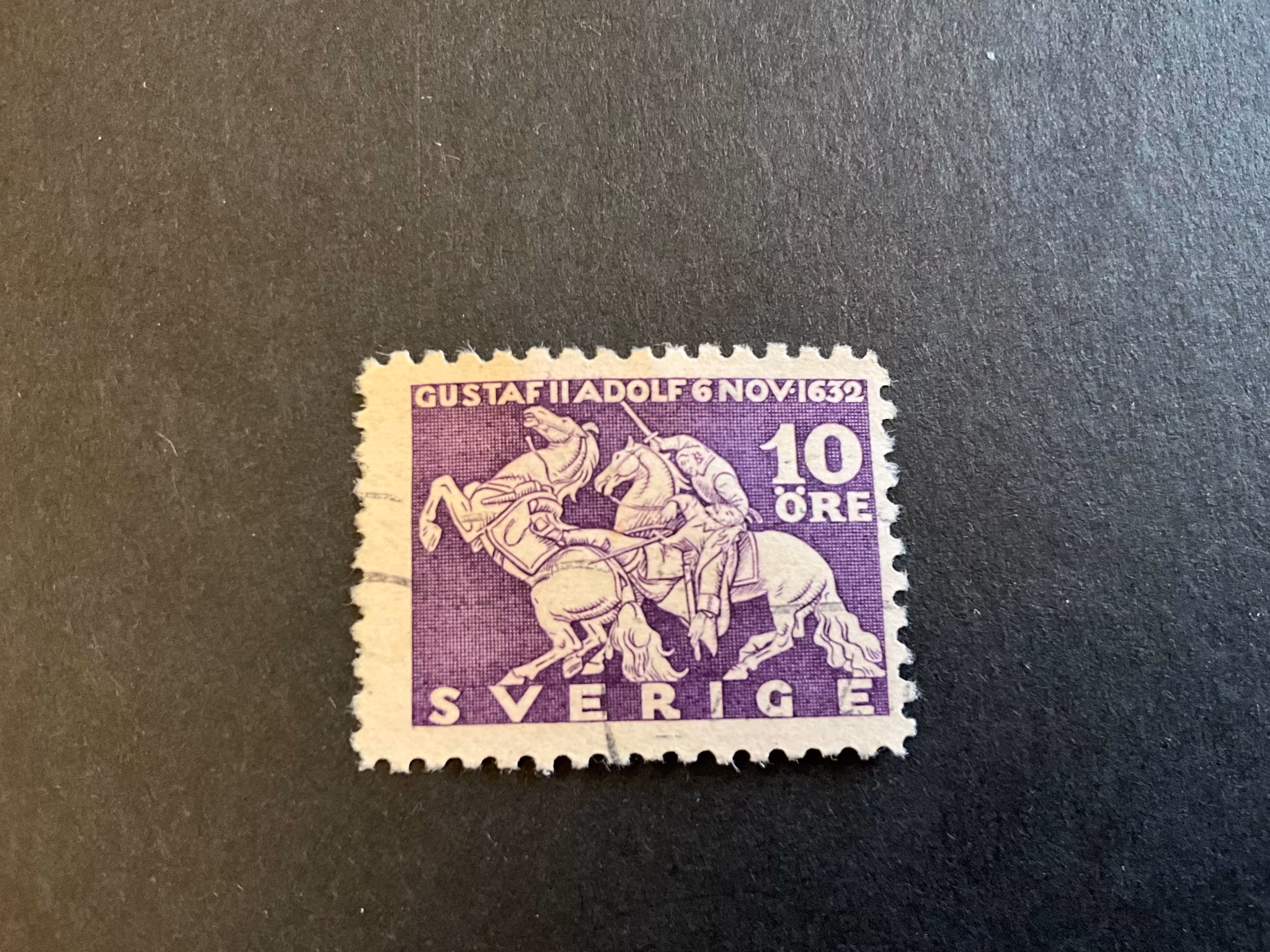 Lützen facit nr 234 C stämplat märke