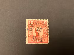 Gustaf V i medaljong facit 82 praktstämplat LUGNVIK