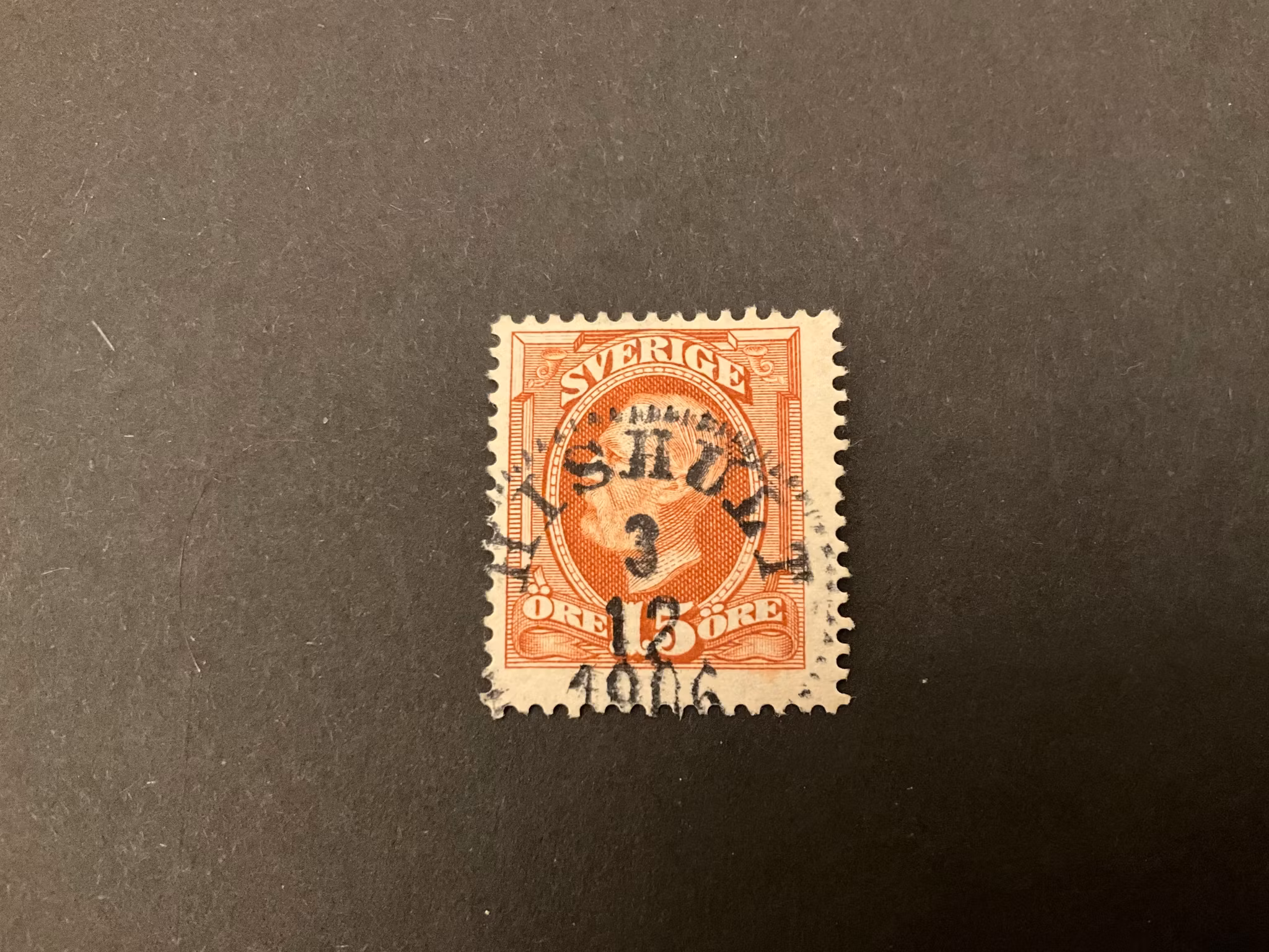 Oscar II facit 55 praktstämplat HISHULT