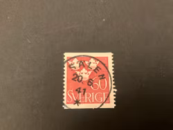 Tre kronor facit 286 praktstämplat SÄLEN