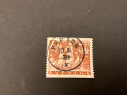 Nya Sverigeminnet facit 262 A praktstämplat PKP 128