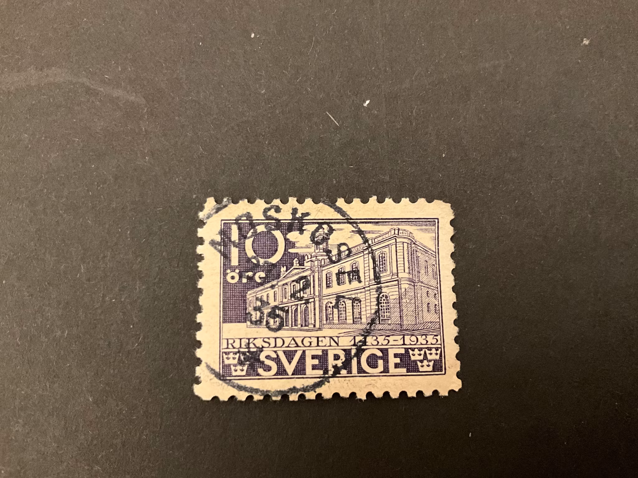 Riksdagen facit nr 241 C praktstämplat MOSKOSEL