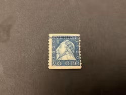 Gustaf II Adolf facit nr 152 A stämplat med plåtsår ovanför 6:an