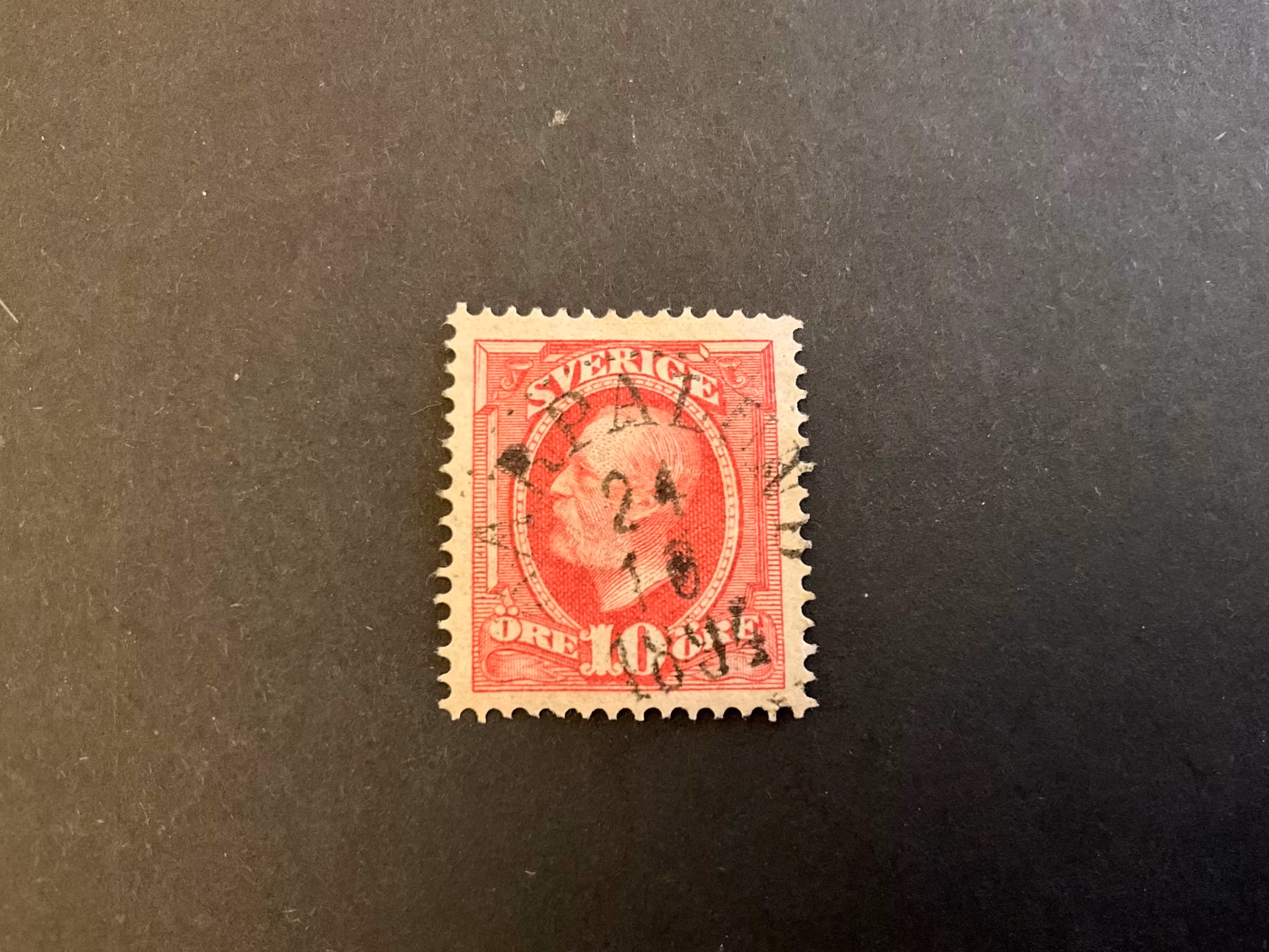 Oscar II facit 54 praktstämplat KARPALUND