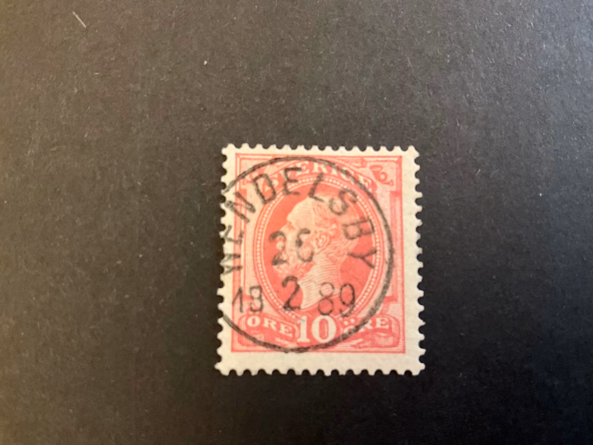 Oscar II facit 45 lyxstämplat WENDELSBY