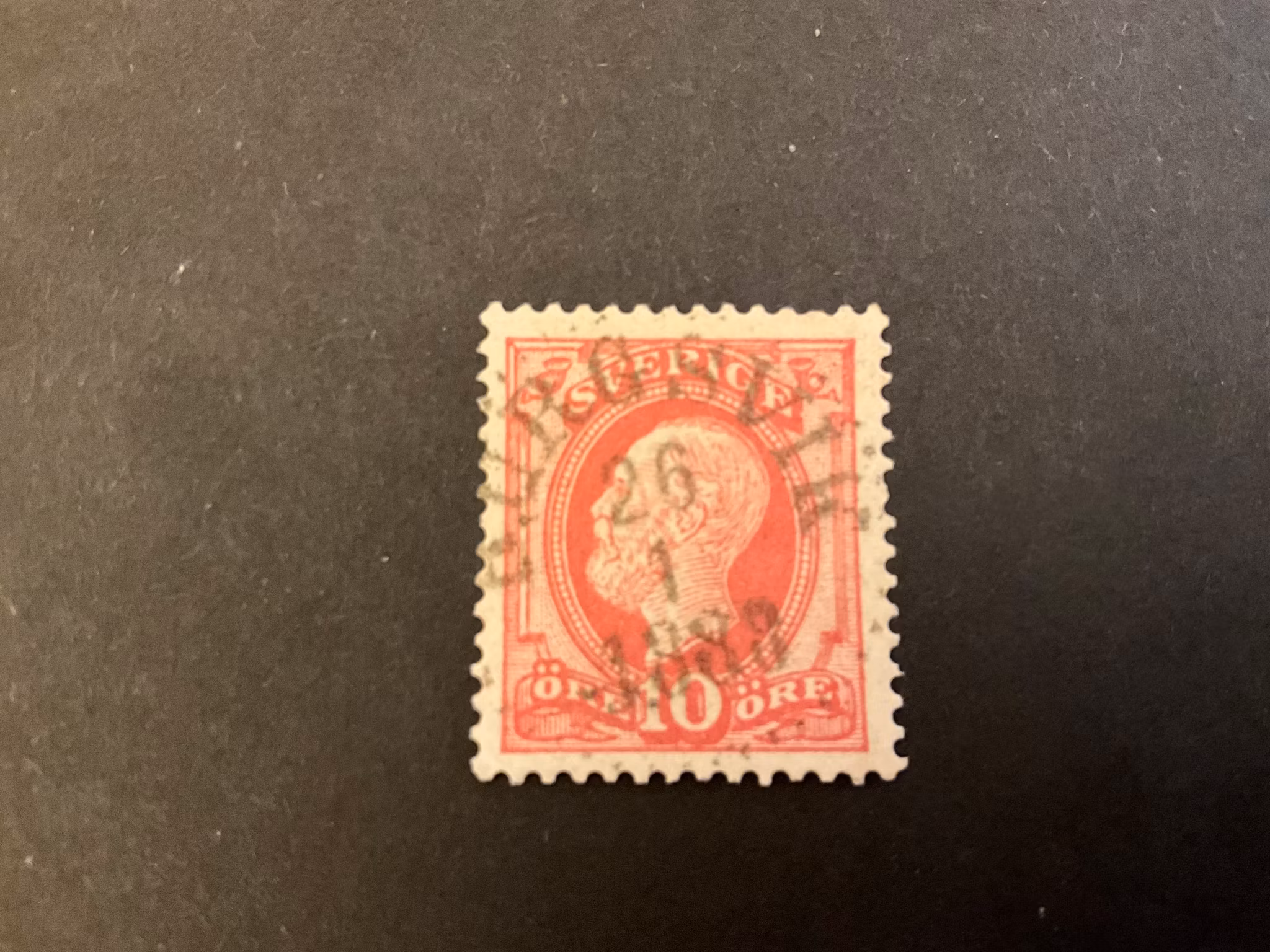 Oscar II facit 45 praktstämplat BURGSVIK