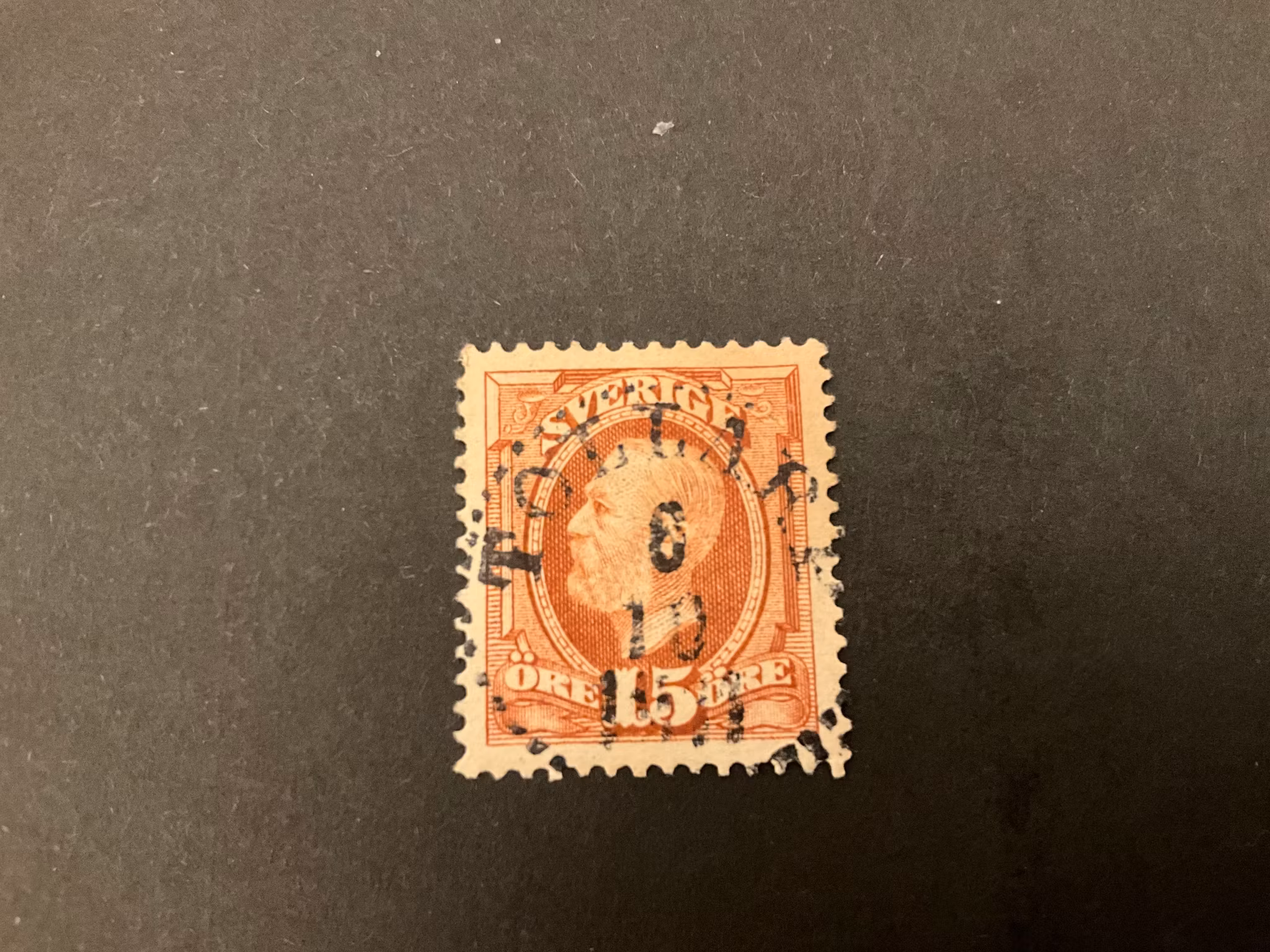 Oscar II facit 55 praktstämplat TOLLARP