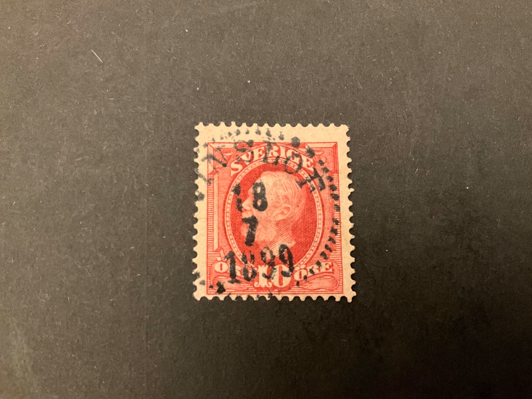 Oscar II facit 54 praktstämplat VINSLÖF