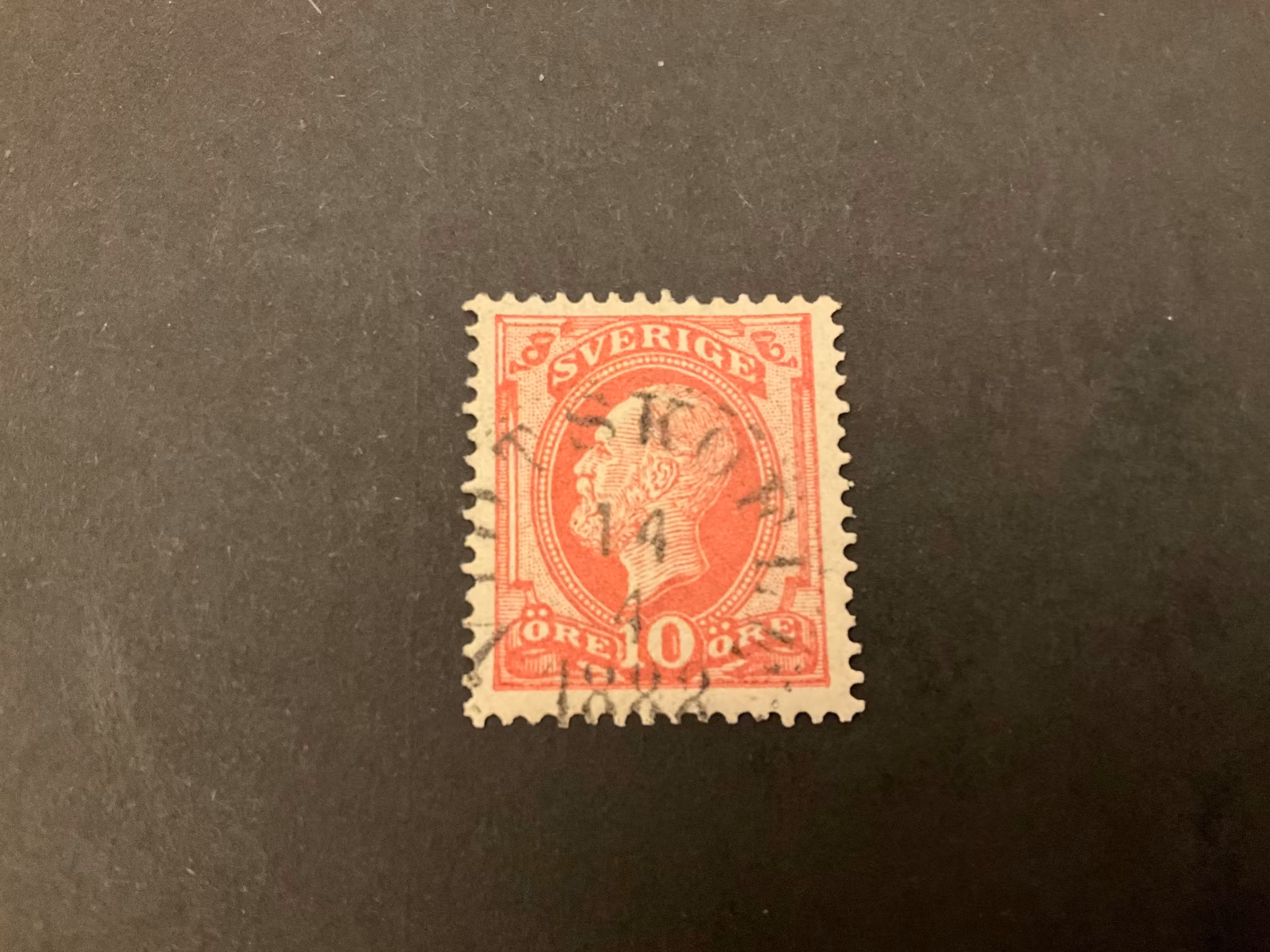 Oscar II facit 45 praktstämplat VIDTSKÖFLE