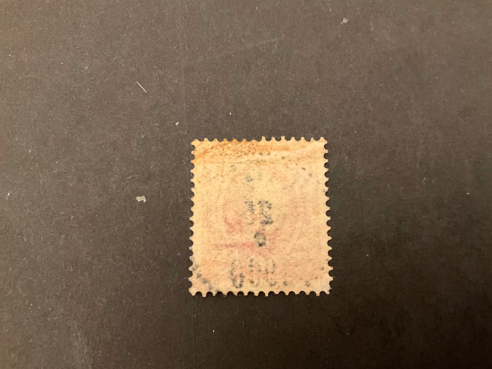 Oscar II facit 54 lyxstämplat VIBY, veckmpå baksidan