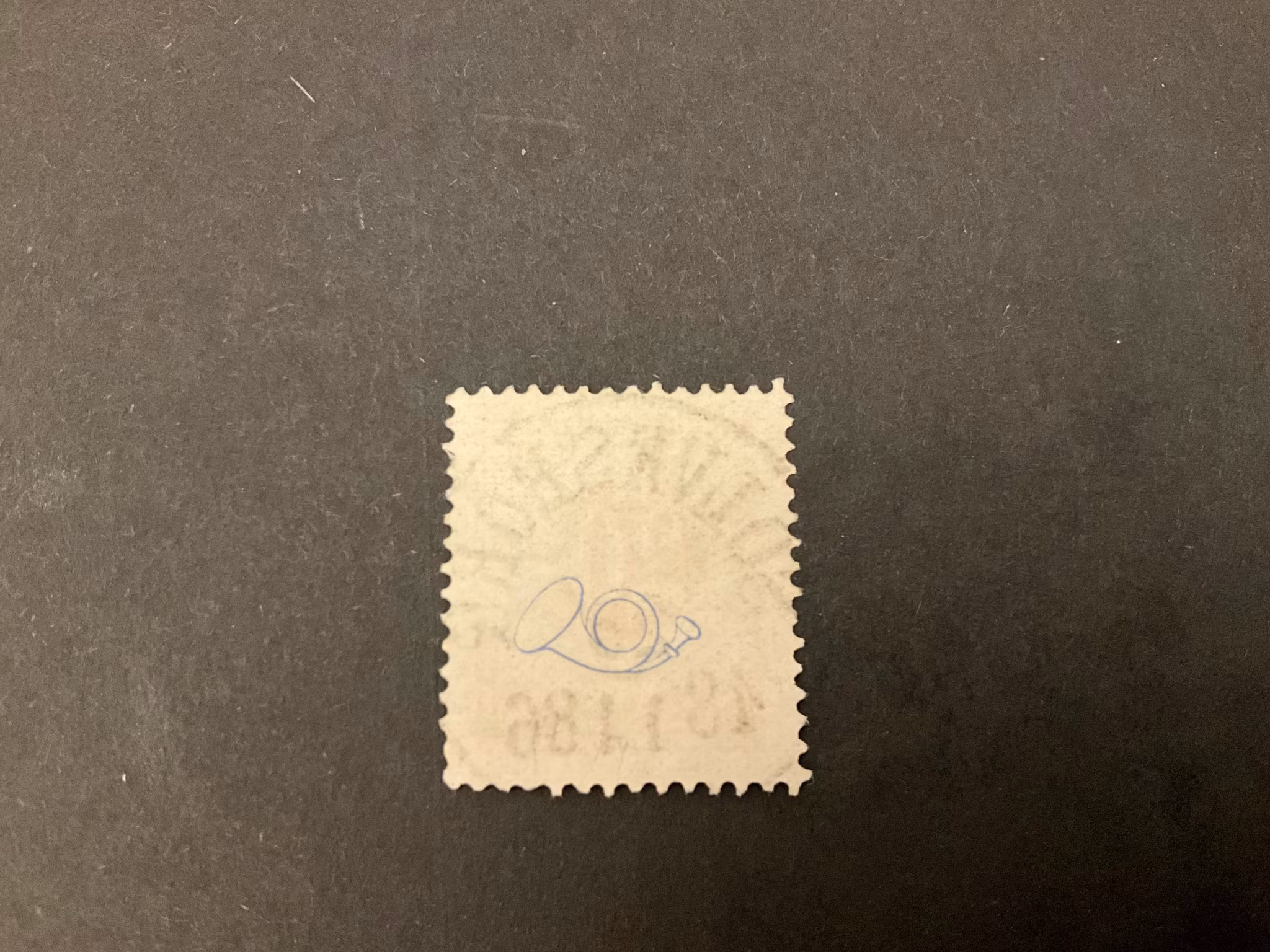 Ringtyp PH facit 46 lyxstämplat SÖLVESBORG med vit punkt ovanför 2:an