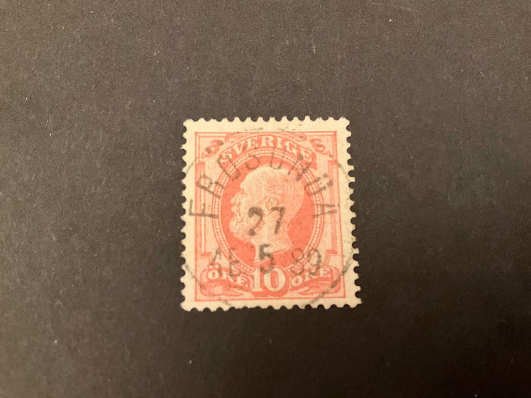 Oscar II facit 45 lyxstämplat FRÖSUNDA