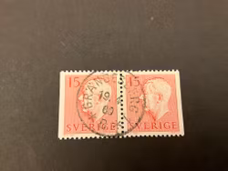 Gustaf VI Adolf facit 413 BB praktstämplat GRÄNGESBERG 1