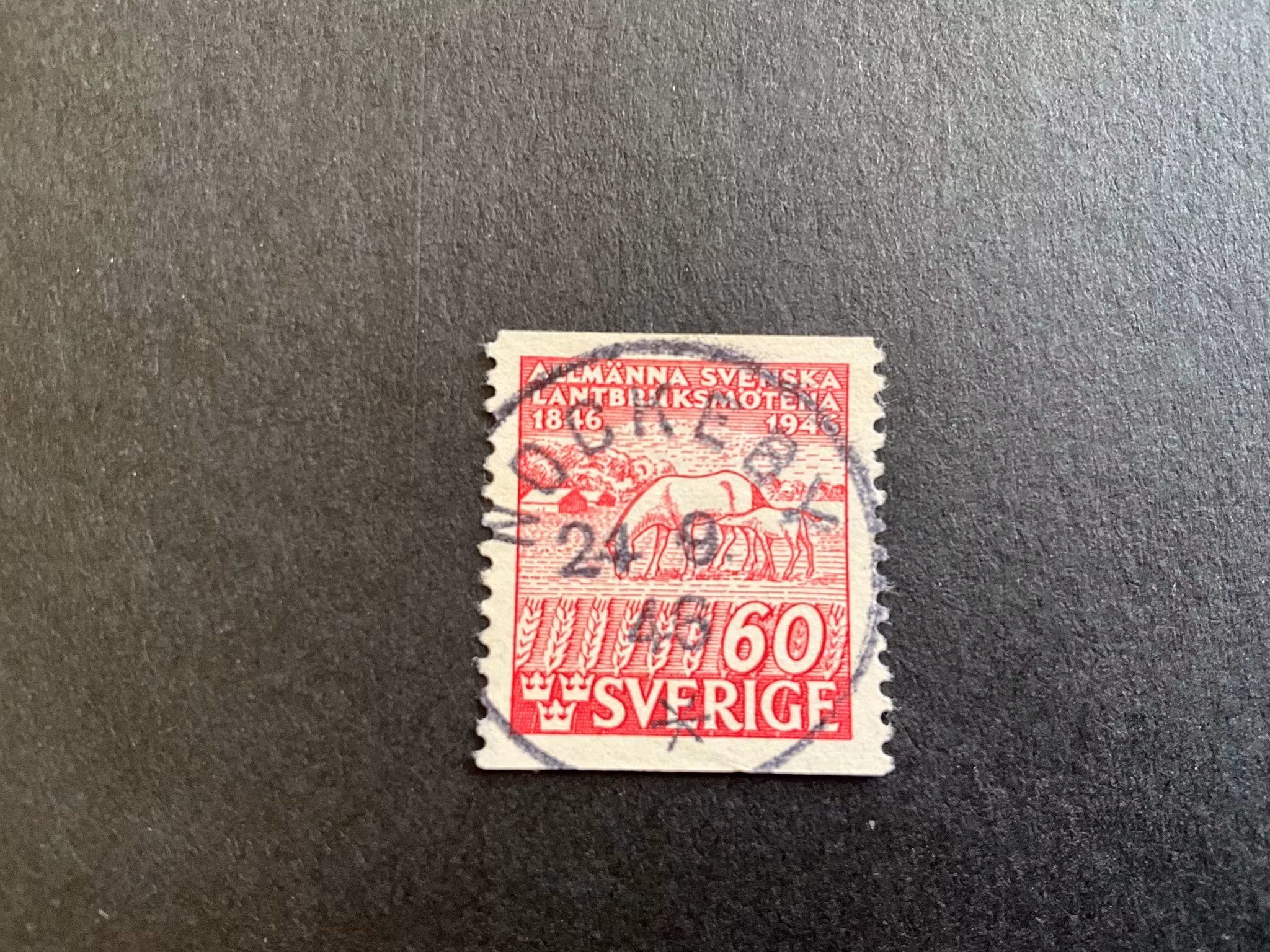 Svenska lantbruksmötena facit 368 lyxstämplat NOCKEBY