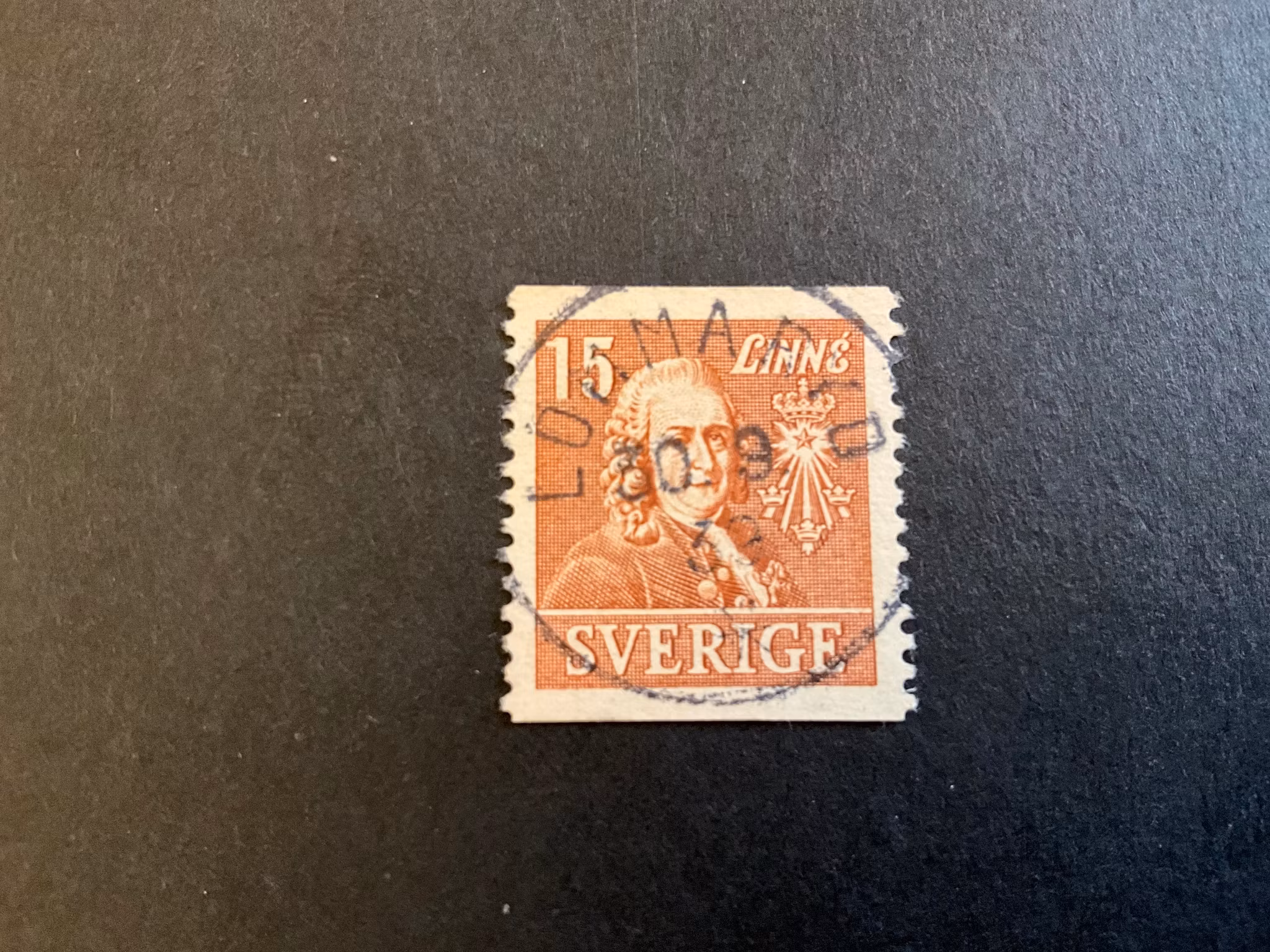 Linné facit 321 A lyxstämplat LOMMARYD