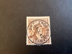 Sancta Birgitta facit 335 B1 fin stämpel SMÅLANDS BURSERYD