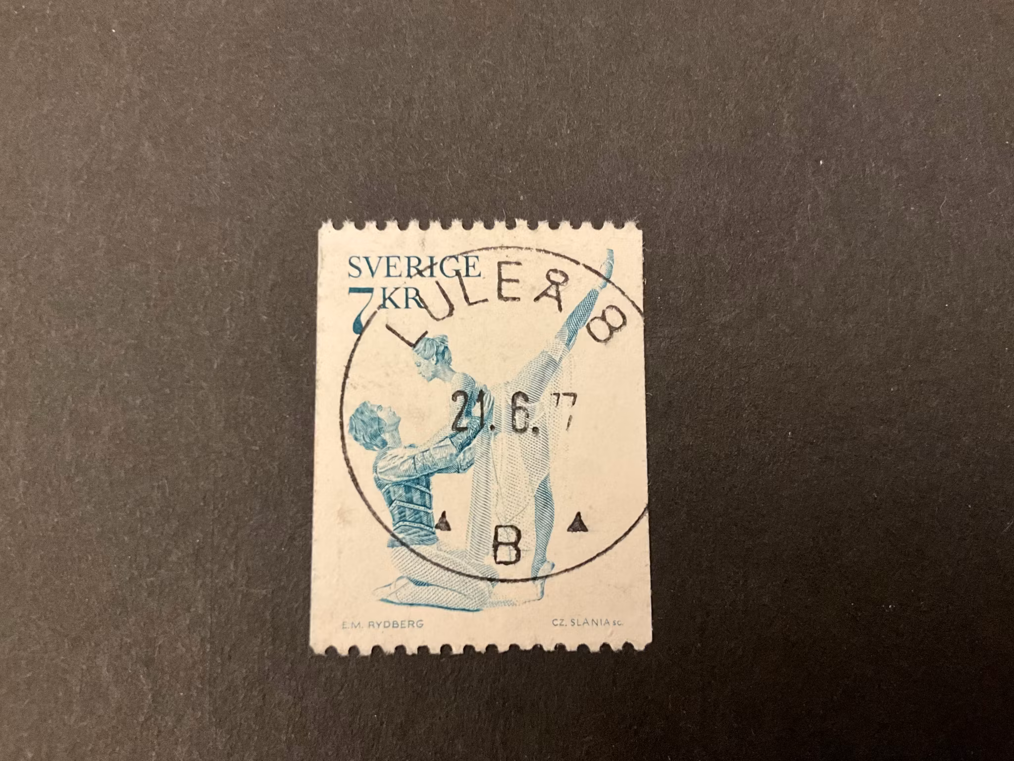 Balett facit 942 V2 lyxstämplat LULEÅ 8