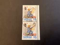 Svenska serier facit nr 1142 BB lyxstämplat par KÅGE