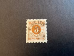 Ringtyp T 13 facit 28 stämplat märke