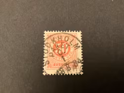 Ringtyp T 13 facit 36 stämplat märke.