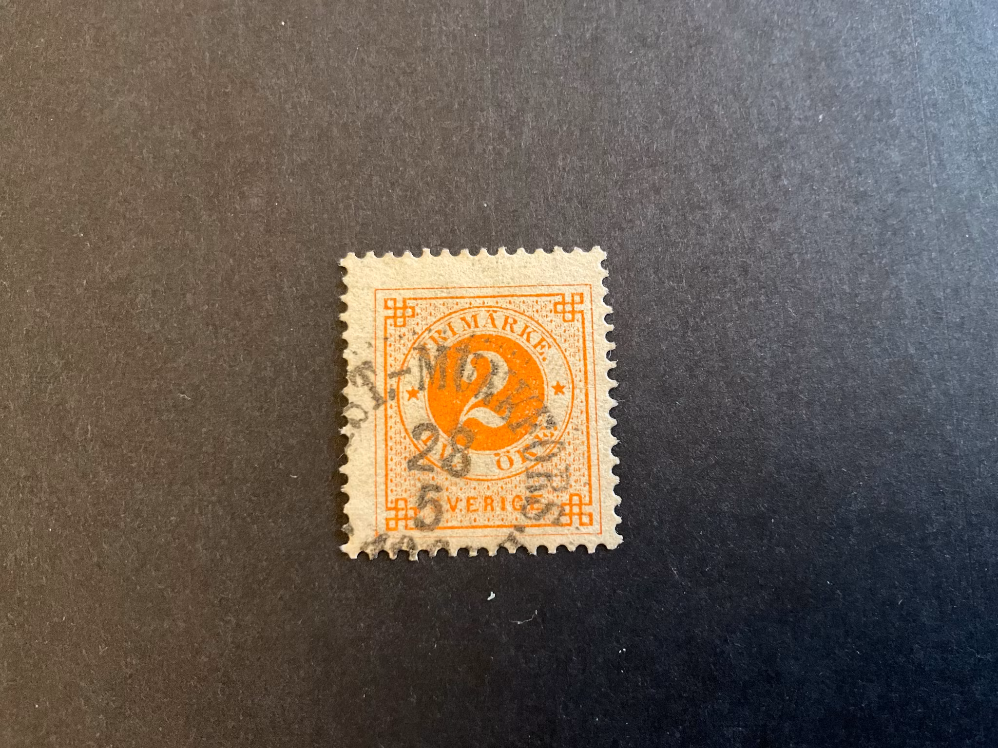 Ringtyp PH facit 40 stämplat märke.