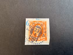 Oscar II facit 57 praktstämplat på klipp FAGERSTA