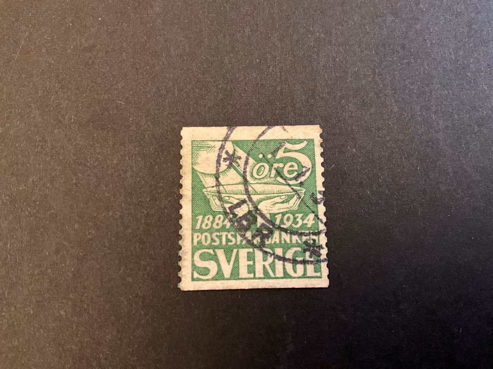 Postsparbanken 50 år facit 239 E stämplat märke