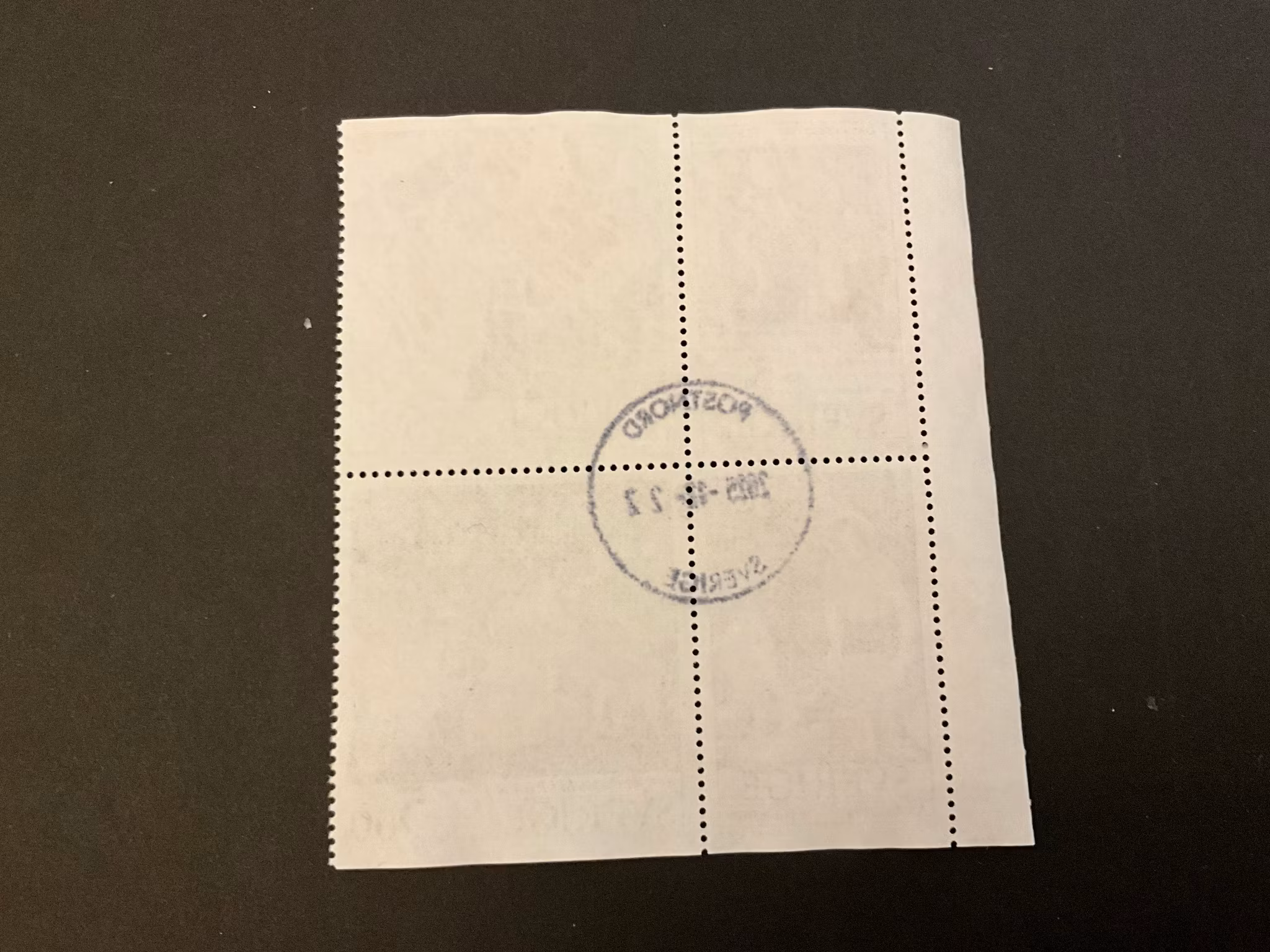 Kulturutbyte Sverige-Frankrike facit 1836 SX och 1837 SX i stämplat block