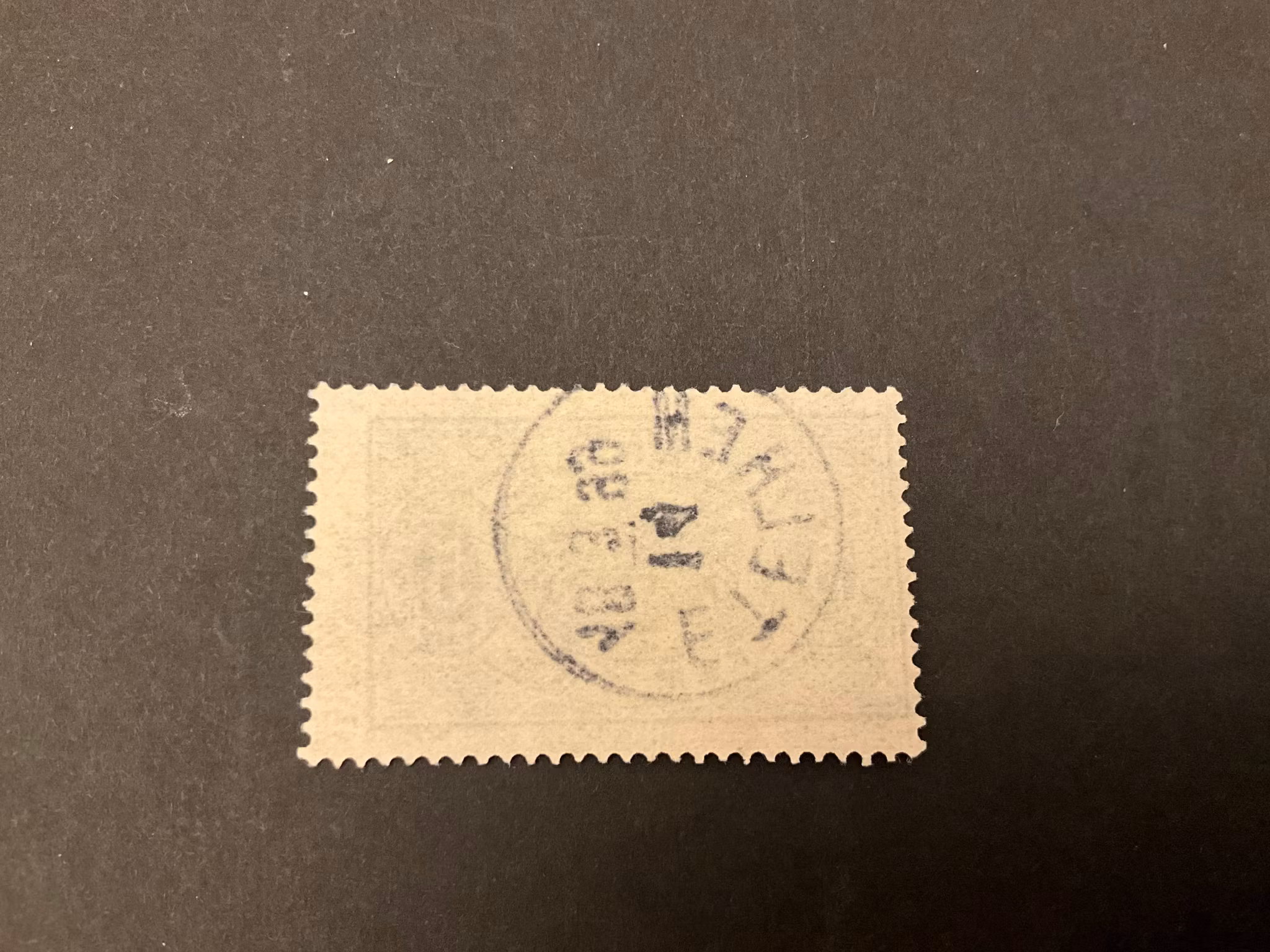 Tjönstefrimärke facit TJ 14 fin sidvönd stämpel ETELHEM