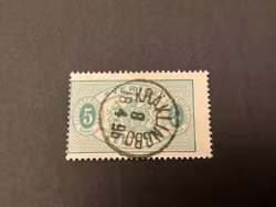 Tjönstefrimärke facit TJ 14 fin sidvånd stämpel KRÄKLINGBO