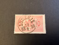 Tjänstefrimärke facit TJ 16 A praktstämplat LYSEKIL