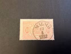 Tjänstefrimärke facit TJ 16 A praktstämplat MALMÖ