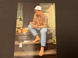 Vykort facit 734-737 stämplat MALMÖ 54:E SKÅNEMÄSSAN