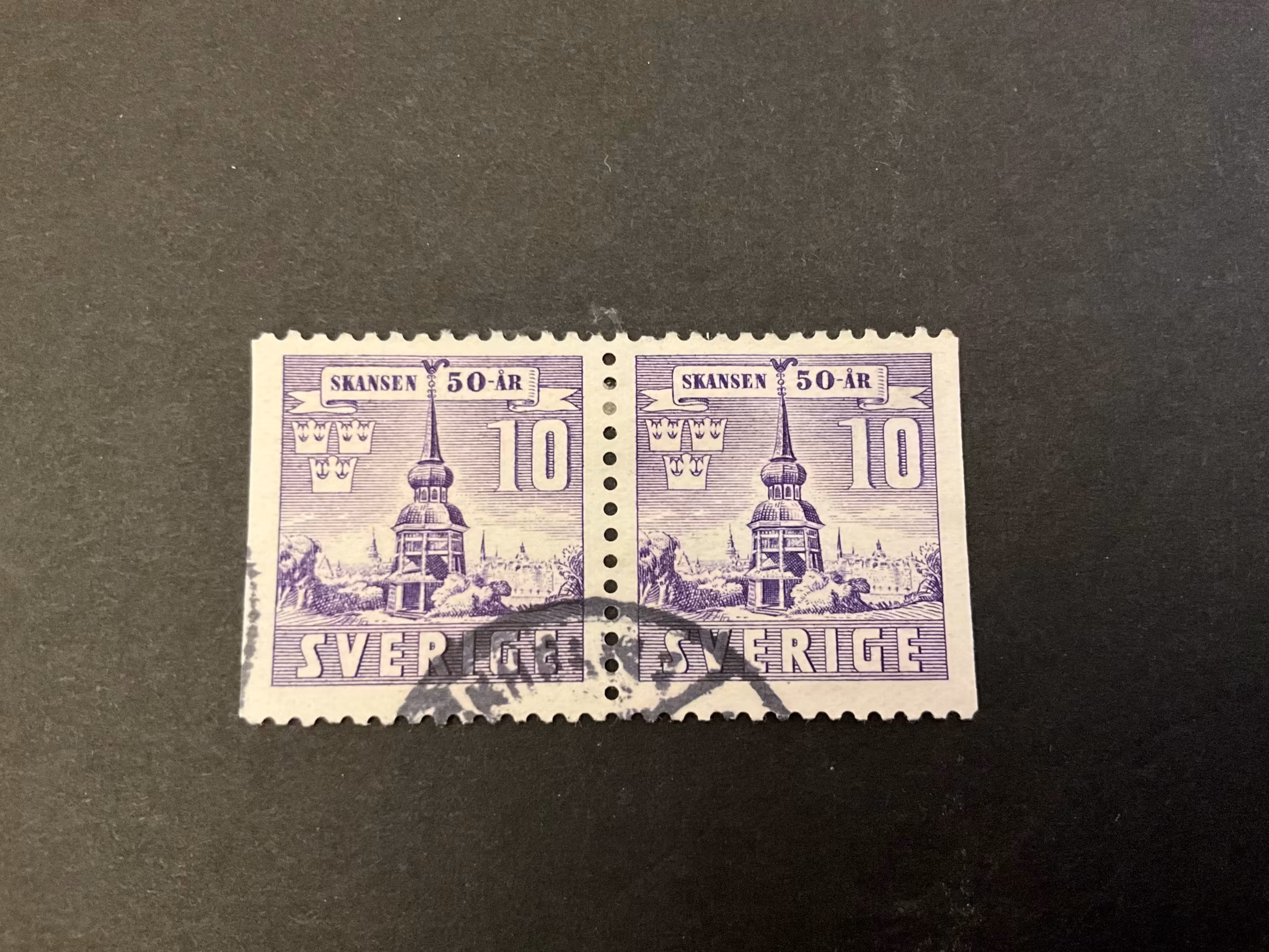 Skansen facit 330 BB stämplat par