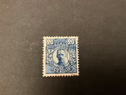 Gustaf V facit 85 stämplat med plåtsprickor