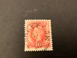 Oscar II facit 39 med vit fläck framför ögat