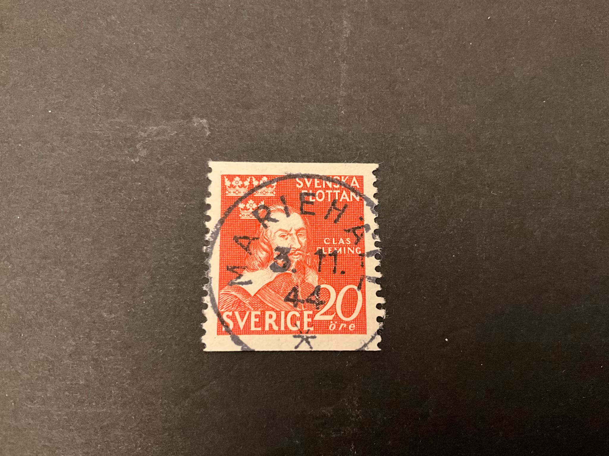 Svanska flottan facit 354 A praktstämplat MARIEHÄLL