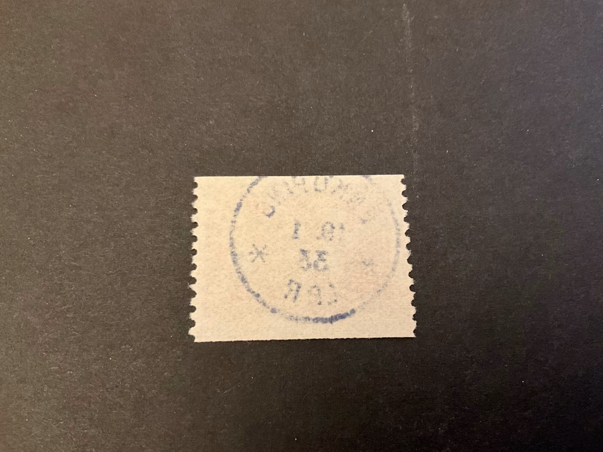 Lützen facit 235 A praktstämplat ENKÖPING LBR