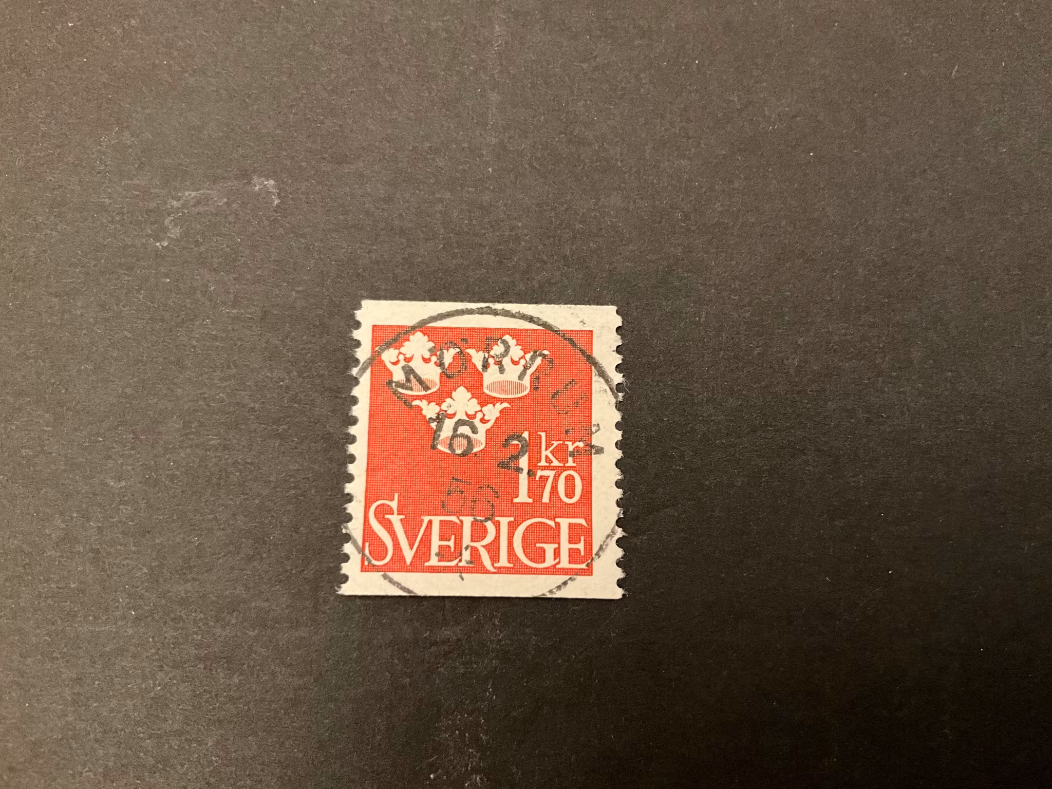 Tre kronor facit 304 praktstämplat MÖRRUM