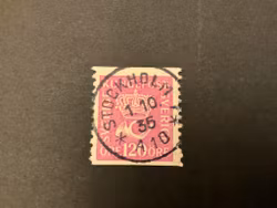 Postemblem facit 172 praktstämplat STOCKHOLM 7 *A 10*