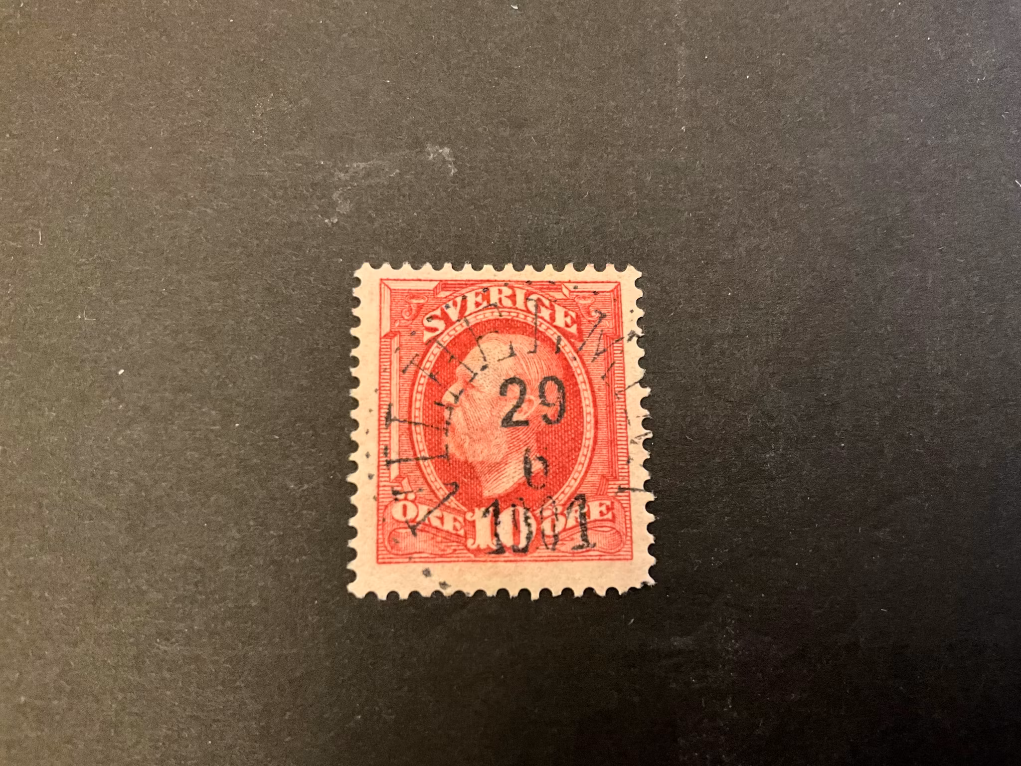 Oscar II facit 54 praktstämplat VILHELMINA