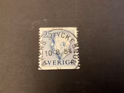 Gustaf VI Adolf facit 406 A praktstämplat ÅKERS STYCKEBRUK