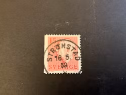 Gustaf VI Adolf facit 413 B1 praktstämplat STRÖMSTAD